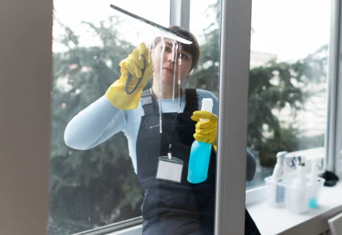 Nettoyage de vitres intérieures et extérieures à Allineuc
